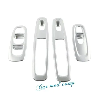 

For Left Hand Drive! For Renault Kadjar 2015 2016 2017 ABS Matte Interior Door Armrest Window Switch Button Cover Trim 4pcs