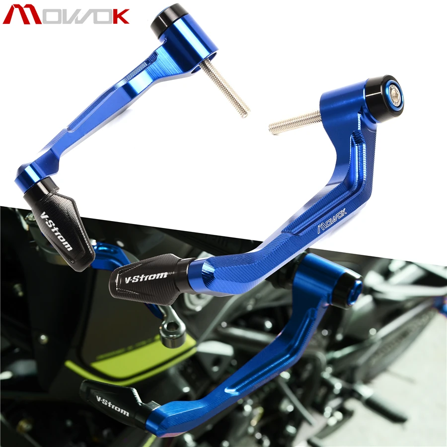 

For Suzuki V-STROM DL 250 650/XT 1000/XT VSTROM Handlebar Handle grips Bar Ends + Brake Clutch Levers Guard Protector