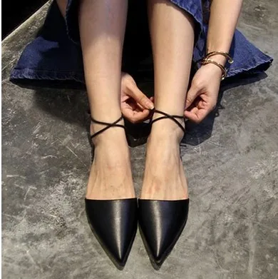 pointed toe sandals flat