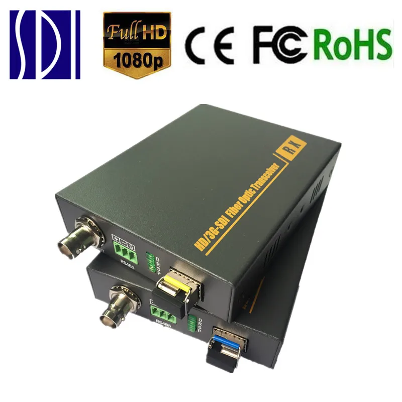 ZY STF501 10km HD SDI Fiber Optic Extender Media Converter 3G SDI Fiber Video Transmitter font