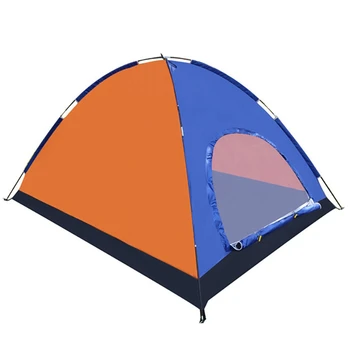 

1/2/3-4/6 Person Camping Tent Single Layer Waterproof Windproof Sunshade Outdoor Driving Camping Accessories