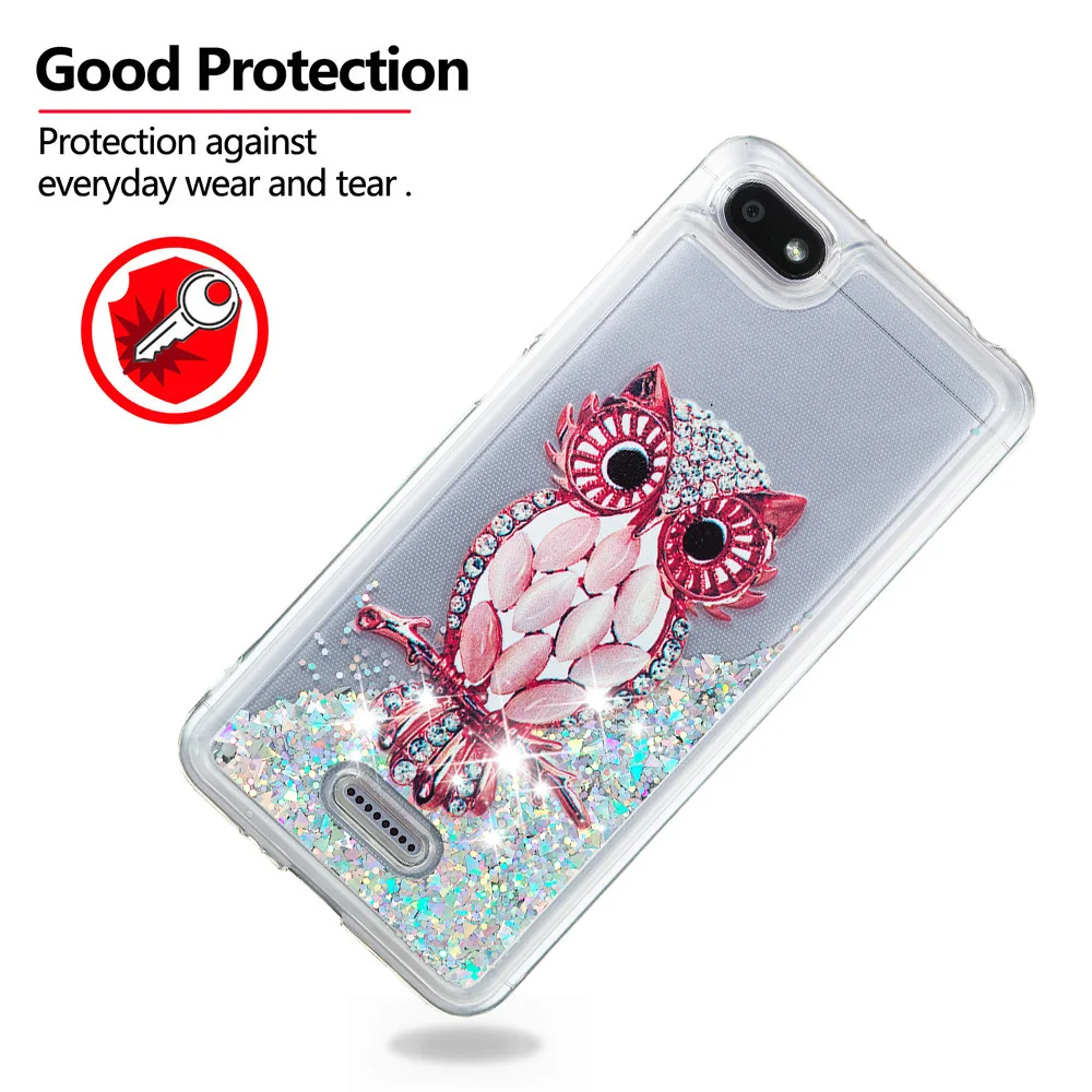

Fashionable cartoon painting is suitable for Xiaomi Redmi 6 /6A dynamic quicksand anti - falling mobile phone shell