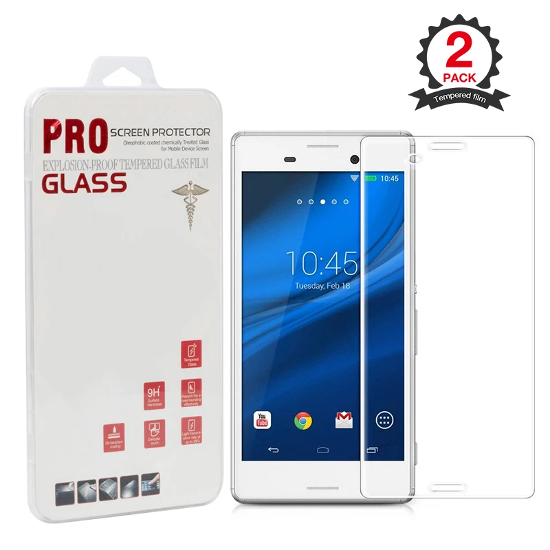 

For Sony Xperia Z2 D6502 D6503 D6543 Z3 D6603 D6653 Tempered Glass Anti-Explosion Super Clear 9H 2.5D Screen Protector Film