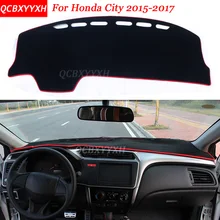 Стайлинга автомобилей Dashboard Избегайте Light Pad полиэстер для Honda City- инструмент крышка платформы стол защитные коврики