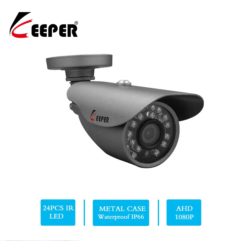 

Keeper 1080P 2.0MP Full HD CCTV AHD IP66 Outdoor Waterproof Metal Bullet Security Surveillance CCTV Camera 24PCS Array IR LEDS