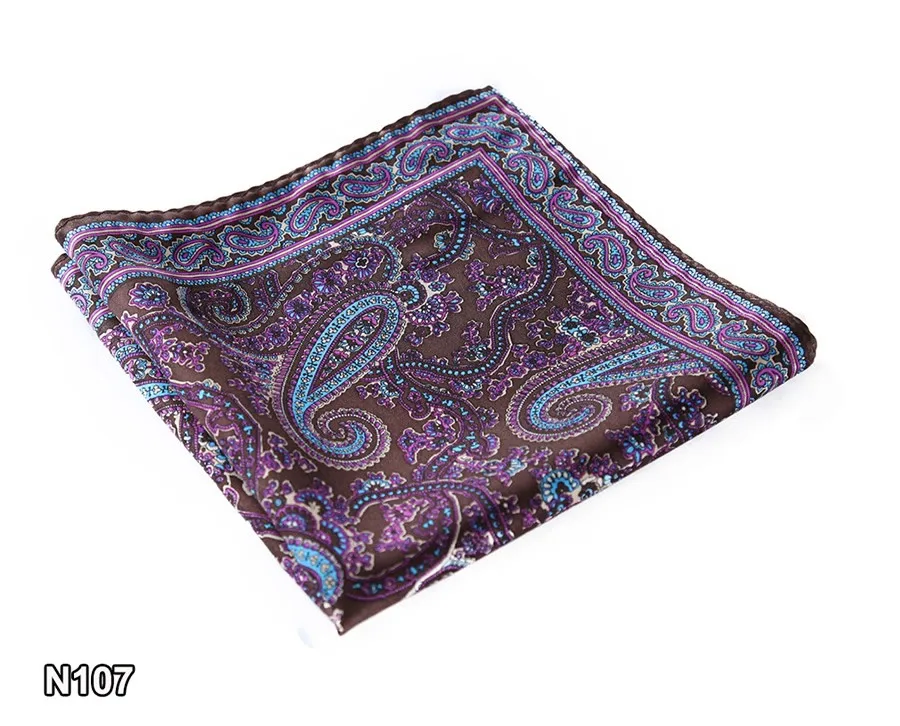 New-N107 HN10Z)  Brown Purple Paisley 35cm (2)