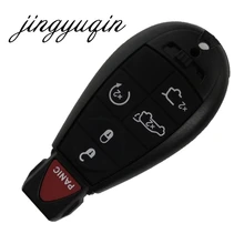 Jingyuqin 6btn дистанционного Smart Оболочки для Chrysler Jeep Dodge Grand Caravan Durango Зарядное устройство Путешествие брелока чехол Крышка