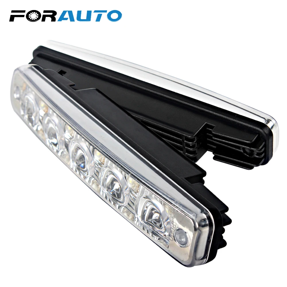 

FORAUTO Car Styling Car Lights Daytime Running Light Daylight Super Bright External Lights DRL 5 LEDs Waterproof Universal