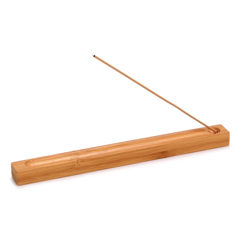 Censer Incense Burner Wood Handmade Sticks Holder Santal Natural Bamboo