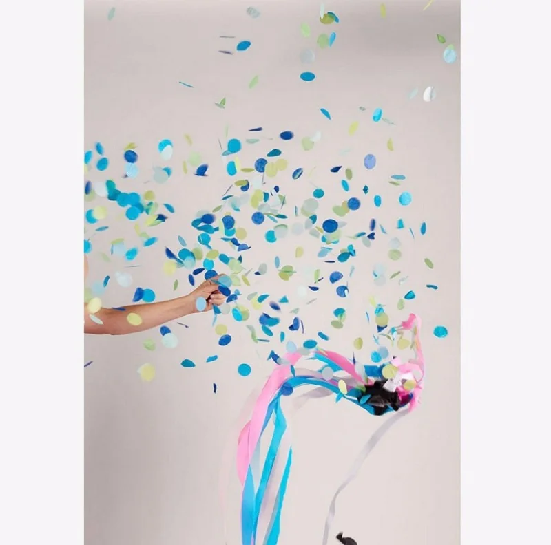 Пол Reveal Confetti воздушный шар Jumbo 36 дюймов черный для мальчиков и девочек розовый