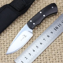 Browning Ebony Handmade hunting Knife mini Outdoor Camping Survival Tactical knives Fixed straight pocket tools EDC