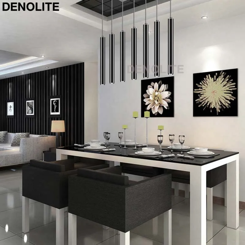 Светодиодная Подвесная лампа DENOLITE Dia3cm H30cm с алюминиевой трубкой 1 Вт 3