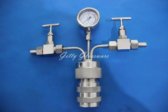 300ml Hydrothermal synthesis Autoclave Reactor, pressure melting shells Max 250C 6Mpa