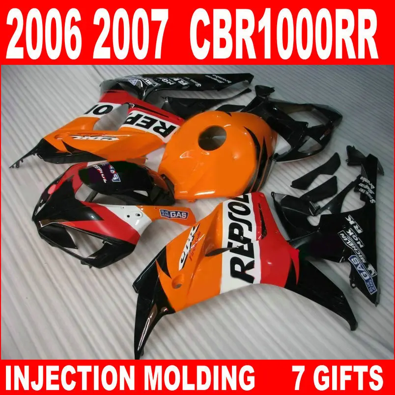 Бесплатные настройки для Хонда CBR1000RR 2006 2007 мото обтекатели ЦБ РФ 1000rr 06 07 красный оранжевый белый черный обтекателя комплекты OJN93 Бесплатные настройки для Хонда CBR1000RR 2006 2007 мото обтекатели ЦБ РФ 1000rr 06 07 красный оранжевый белый черный обтекателя комплекты OJN93