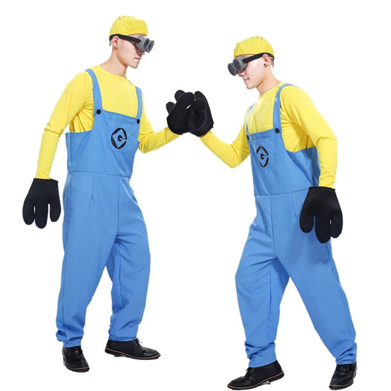 

Halloween Costumes Male Adult Parental small yellow people costume anime cosplay masquerade clothing