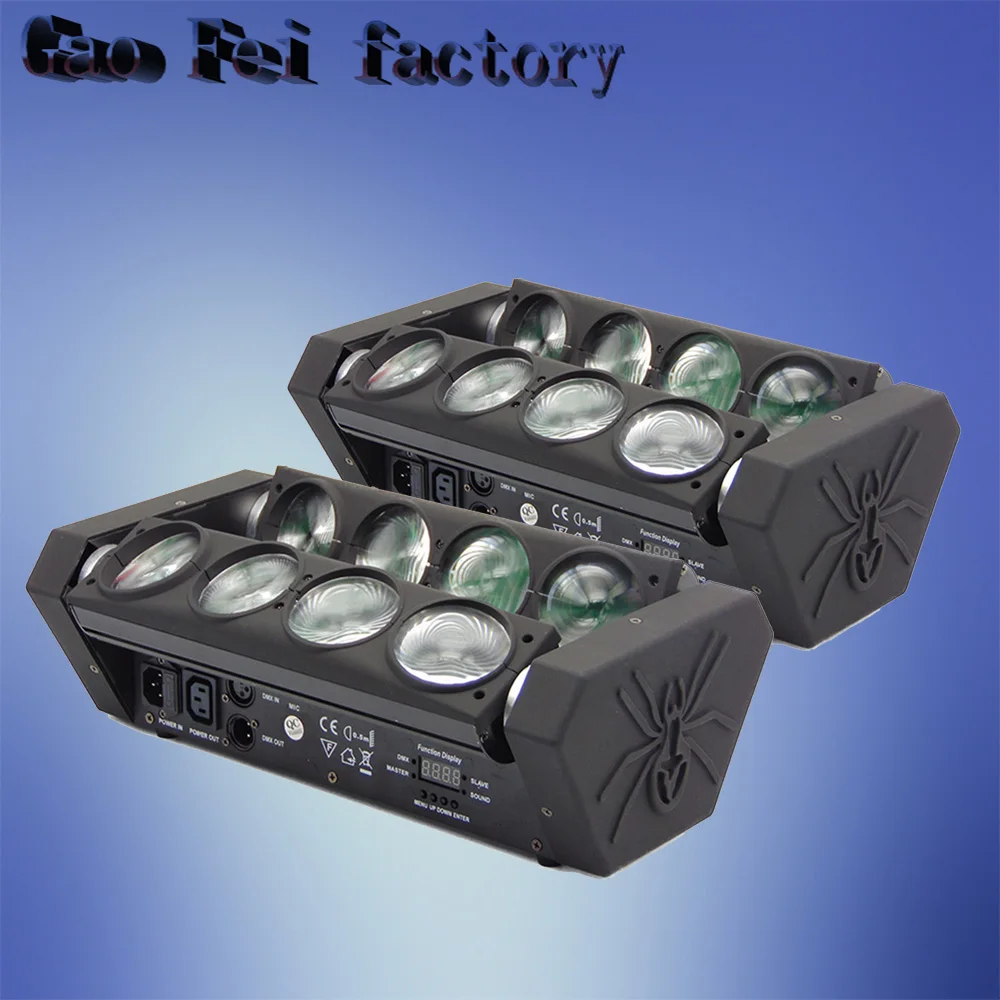 

Direct selling of factories 8x12W Cree Led Spider Moving Head Beam,Professional DJ Spider Led Moving Head RGBW