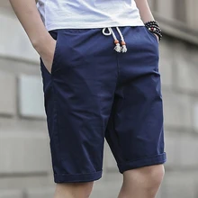 Дышащие шорты для мужчин; Лидер продаж; повседневные пляжные шорты; мужские качественные шорты с эластичной резинкой на талии; модные брендовые пляжные шорты; большие размеры; Breathable