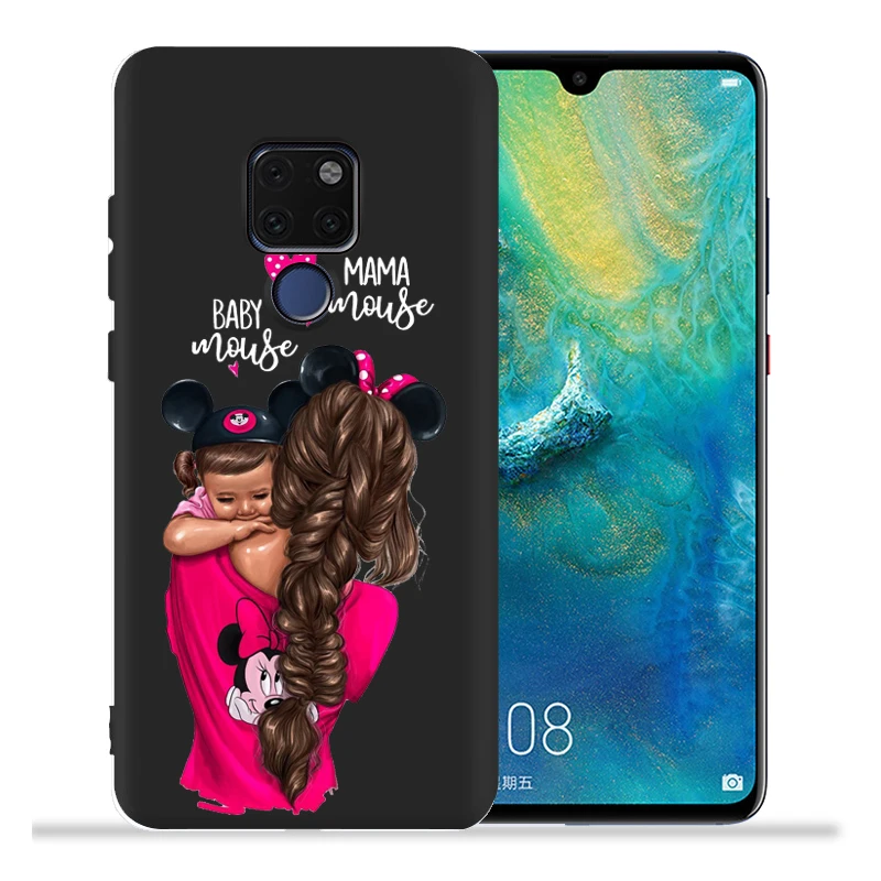 Модный чехол для мамы, супер мамы, девочки, для huawei mate 20 Lite mate 10 Lite mate 20 Pro Coque для Nova 4e 3 Nova3i, задняя крышка