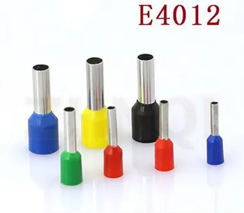 

FREE SHIP 1000pcs E4012 12 AWG 4mm2 Insulated Cord End Terminal Wire Ferrules