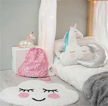 Stuffed Unicorn Head Wall Hanging Unilovers