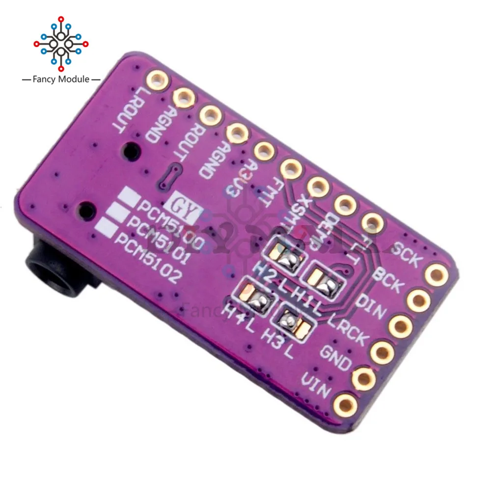 Интерфейс ies PCM5102 DAC декодер GY-PCM5102 ies плеер модуль для Raspberry Pi