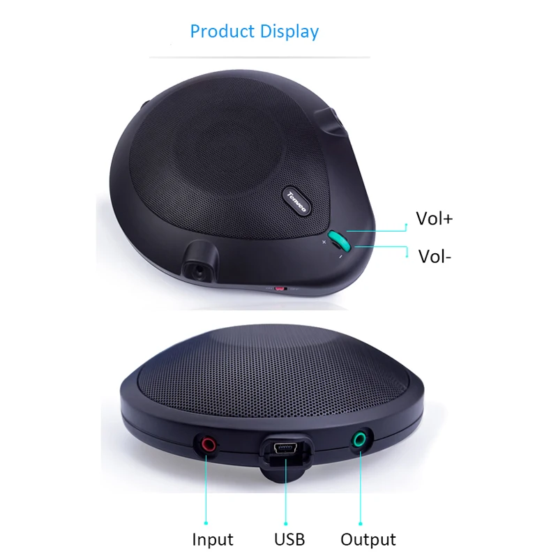 Tenveo AQ1 USB Plug and Play Video Conference громкоговоритель Hands Free call для Whatsapp Zoom Meeting и Google Group