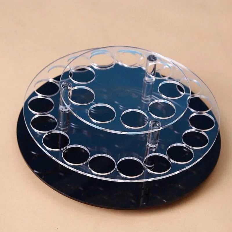 

Acrylic Transparent Lipstick Lazy Storage Organizer Cosmetics Boxes Jewelry Display Shelf
