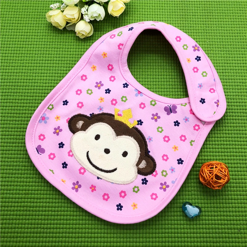 Bebe Bibs Baberos Babador Bavoir водонепроницаемый милый мультфильм вышивка печать дети мультфильм отрыжка ткань 6-24 месяцев DS19