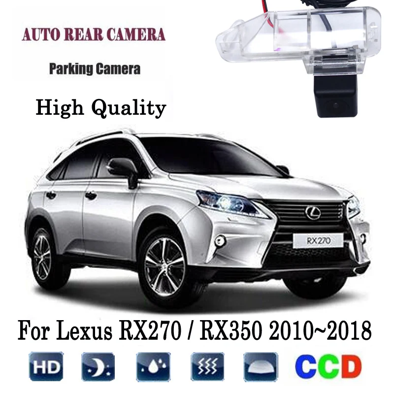 

Rear View Camera For Lexus RX270 / RX350 2010~2018 CCD Night Vision Reversing RCA Camera /license plate camera/backup Camera