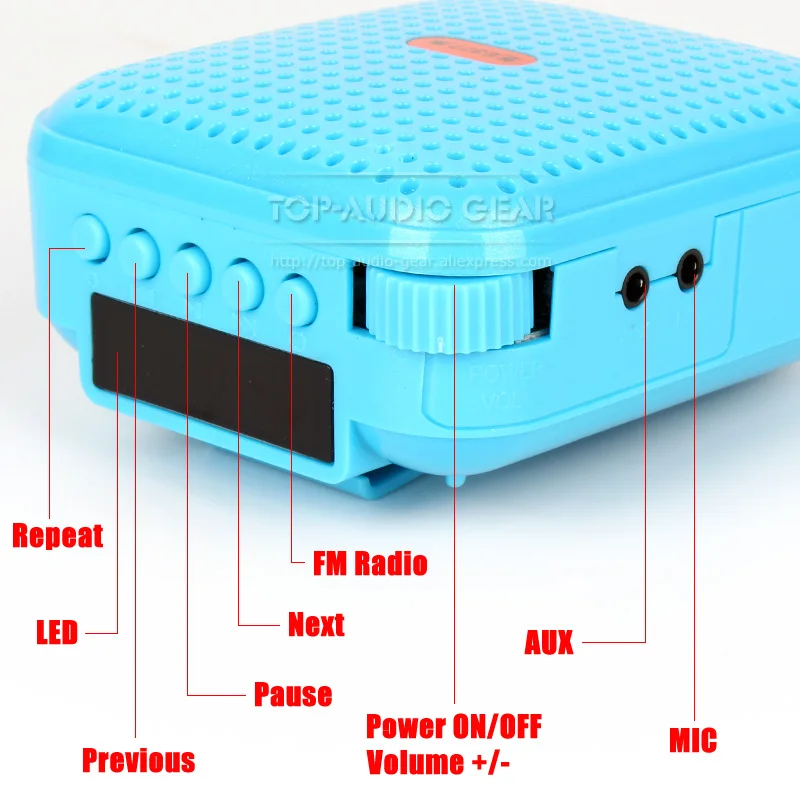 Мини-усилитель голоса, гарнитура, микрофон, обучающий динамик, Мегафон, руководство для учителя, микрофон в метро, громкий динамик, акустическая система
