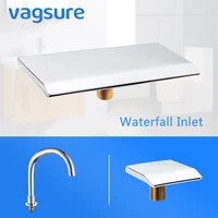 G1/2" Size Waterfall Inlet Cold and Hot Water Tap Brass Switch Control Valve For Bathtub Faucet Replacement Mixer Faucet 2