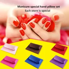 Ногти, подушечка под руку NewFish шелковая подушка для рук, маникюрная подушка для рук, складная Подушечка для рук, принадлежности для ногтей уменьшает стресс и снимает усталость