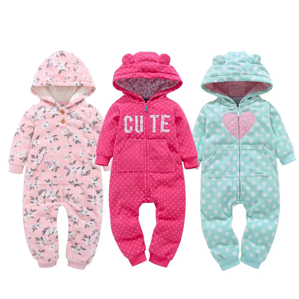 

Autumn Winter Baby Girl Clothing Set Newborn Baby Clothes Infant Jumpsuits Long Sleeve Kids Clothes 0-2T Cute Baby Rompers