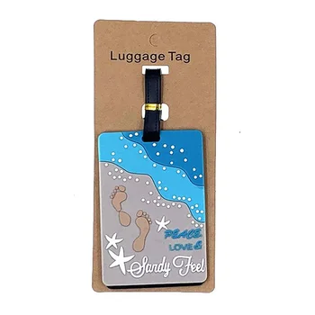 

Fashion Leisure Beach Stars Luggage Tags Silica Gel Suitcase Travel Accessories ID Addres Holder Portable Women Baggage Boarding