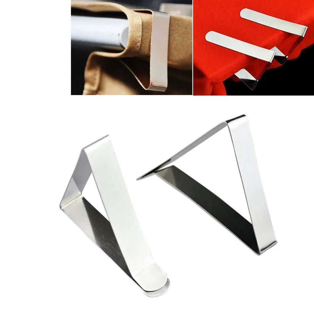 Stainless Steel Tablecloth Clips Table Cover Clamps Table Cloth Holders