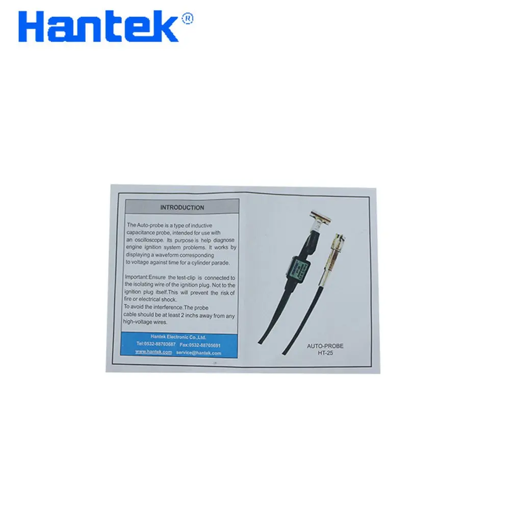 Hantek HT25 автомобильный осциллограф зонд HT25 2,5 метров зажигание емкостный распад до 10000:1 Osciloscopio тестовые зонды