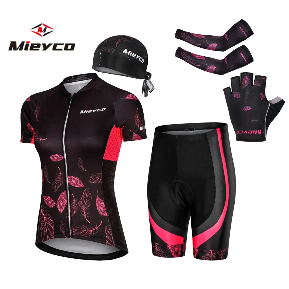 Mieyco женский Быстросохнущий комплект для велоспорта летняя одежда горного