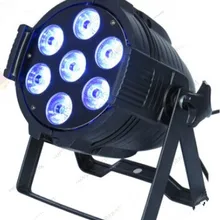 10 шт./лот привело мыть 7*10 Вт 4 в 1 RGBW мини светодиодный плоский номинальной может Дискотека Сценический Свет для концертного 8 каналов dmx алюминиевый корпус