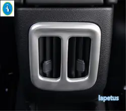 Yimaautotrims сзади Кондиционер Vent Outlet рельефная Накладка для отделки 4 цвета подходит для выбора! Для Jeep Compass 2017 2018 2019 ABS