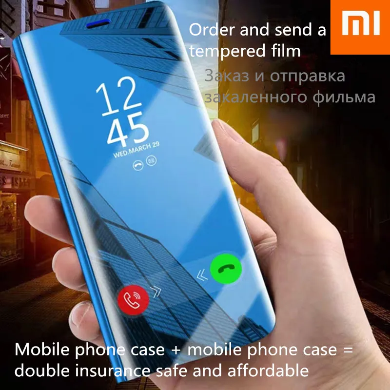 

Xiaomi case Mirror Vertical Phone Case cover for Xiaomi mi 9 mi 8 mi 8 Lite note7 a2 a2 lite redmi note7 redmi note5 redmi note4