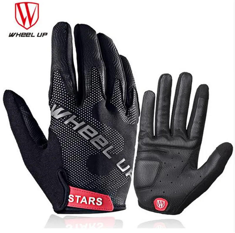 

WHEEL UP Full Finger Cycling Glove Sport Shockproof Gloves Anti-Slip Bike Bicycle Gloves Touch Screen MTB Road Bike Gloves