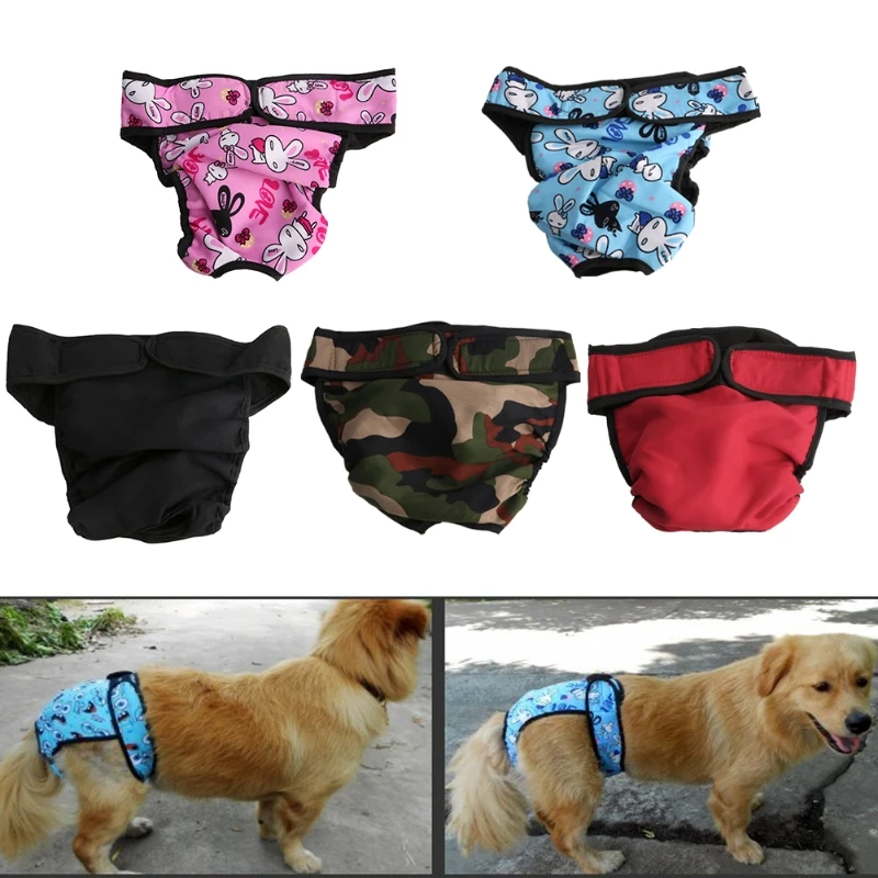 

Reusable Washable Diaper Dog Breeds Physiological Pants Female Big Dog S-XL