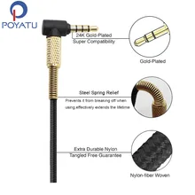 POYATU аудио кабель 2,5 мм 3,5 мм для Sennheiser Urbanite On-Ear наушники кабель для Urbanite XL беспроводные Накладные наушники кабель