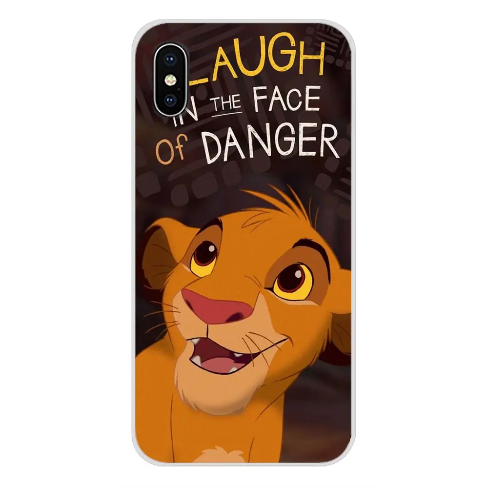 Мягкие прозрачные чехлы для Huawei P Smart Mate Honor 7A 7C 8C 8X 9 P10 P20 Lite Pro Plus Simba Funny Face Lion King