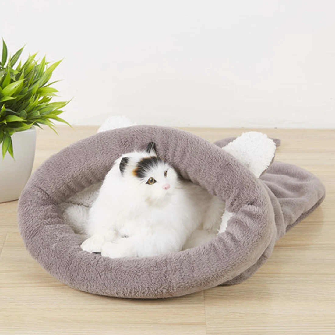 cheap Warm Cat Sleeping Bags Pet Beds Dog Puppy Kennel Sofa Cotton Pet house Dog Rabbit Bed Cat products Cat Mat 3 Colors