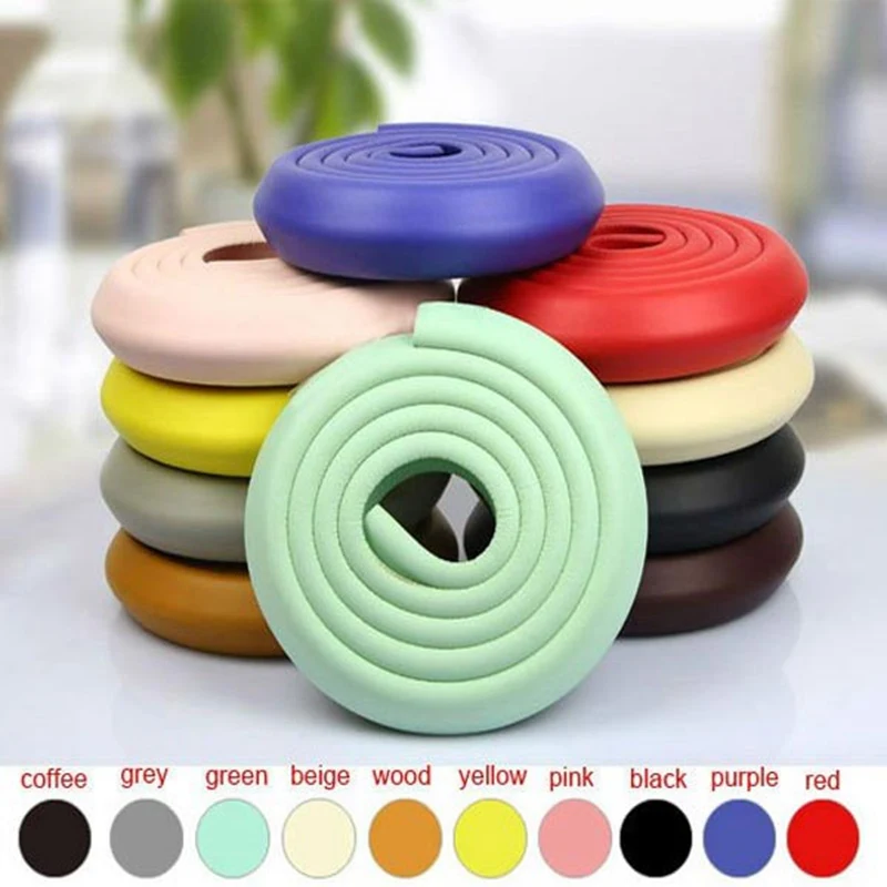 

High Quality 200CM L Shape Thicken Baby Safety Corner Protector Edge Cushion Suitable for Wood Tile Multi Color Optional