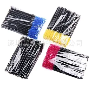 

by dhl or ems 100bag professional 100 PCS Eyelash Eye Lash Makeup Brush Mini Mascara Wands Applicator Disposable Extension Tool