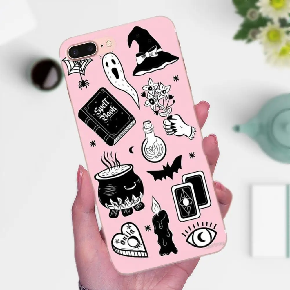 Girly Pastel Witch Goth мягкий модный чехол для Xiaomi Redmi Note 2 3 3S 4 4A 4X 5 5A 6 6A Pro Plus|Бамперы| |