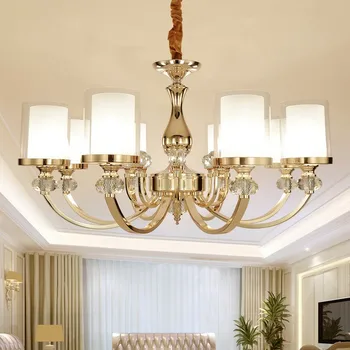

Modern Crystal Led Chandeliers Lighting Chrome Metal Dining Room Led Pendant Chandelier Lights Living Room Hanging Lamp Fixtures