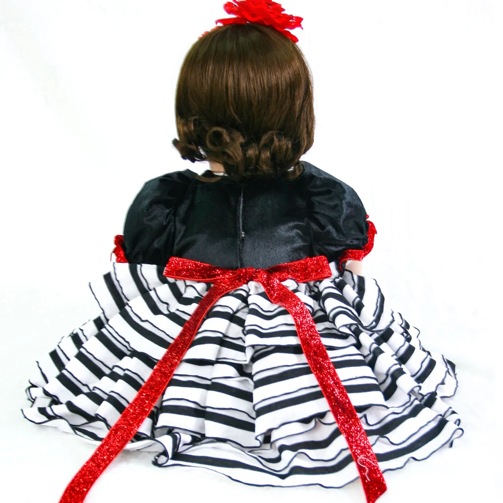 Boneca reborn 3/4 силиконовая completa menina 60 см кукла игрушка для мальчика или девочки Реалистичная принцесса младенец кукла настоящий bebe подарки